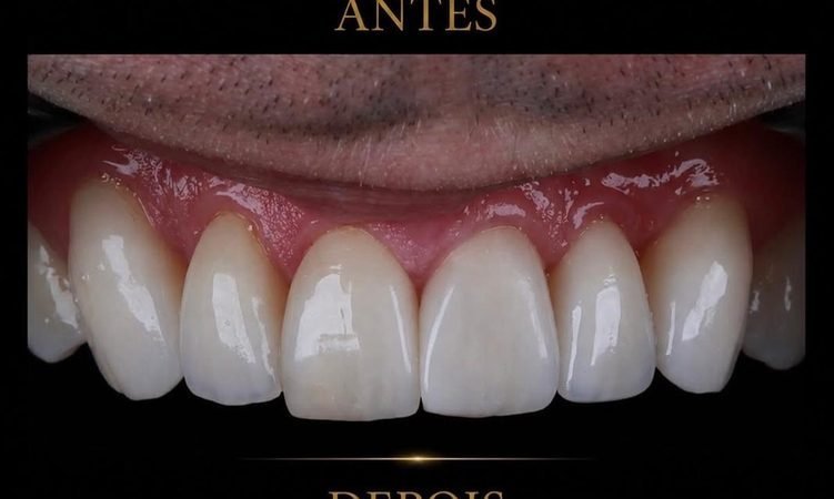 Antes: Lentes de porcelana